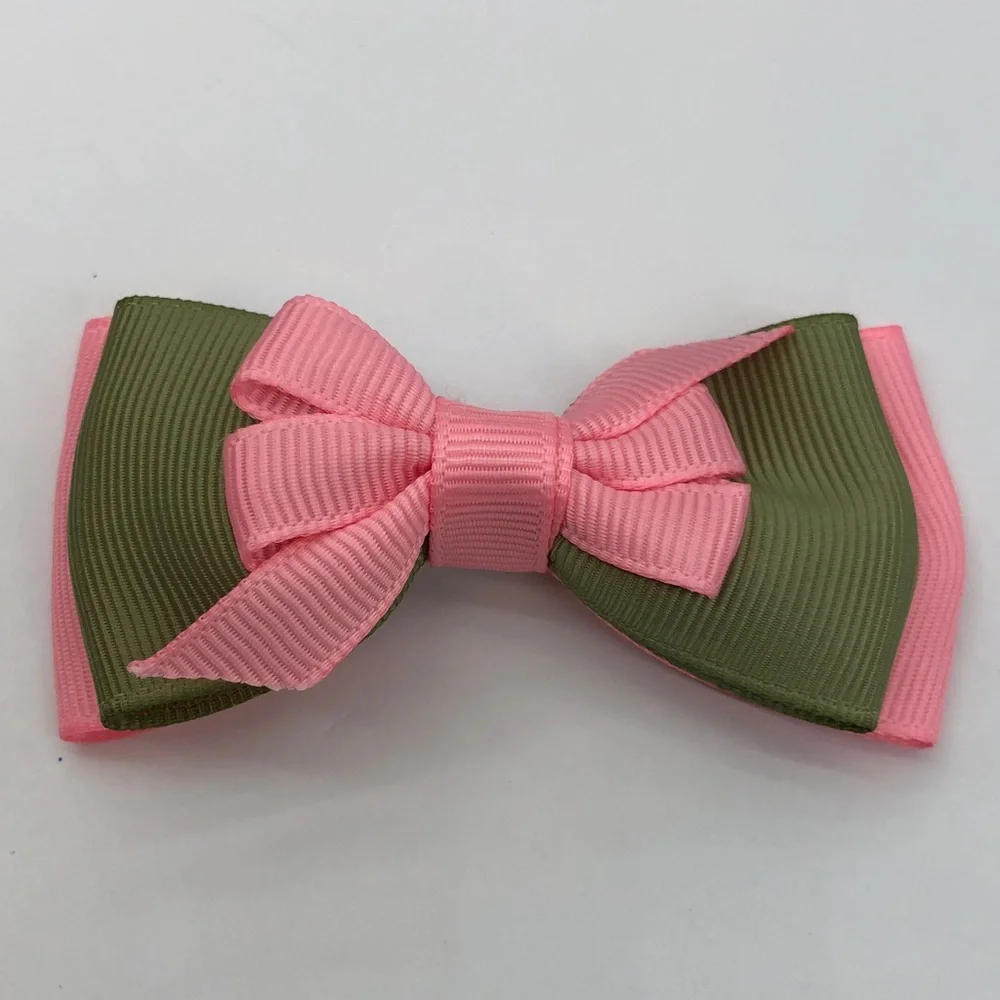 Hair bows (set of three) alligator clips